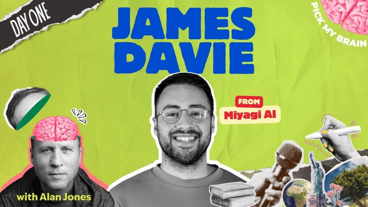 How to Build a Community-Led Startup | with James Davie from Miyagi