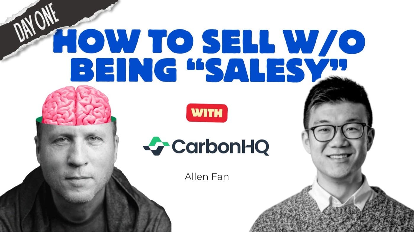 How CarbonHQ Is Digitising the Broken Carbon Credit Market - with Allen Fan