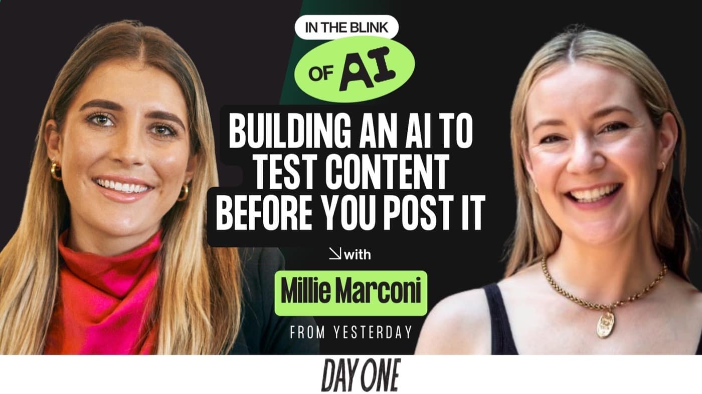 Millie Marconi on Building an AI to Test Content Before You Post It
